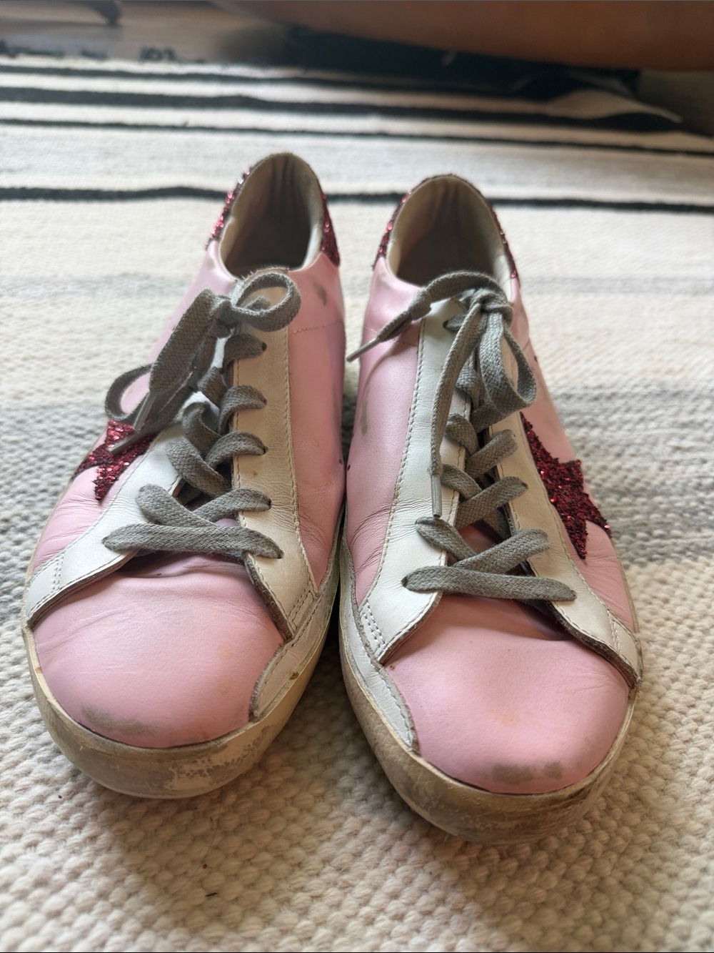 Golden Goose Rare Private Edition Super Star Glitter Star Sneaker - Picture 8 of 10